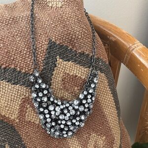 Elegant Silver Statement Necklace